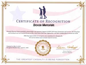 military recognition award